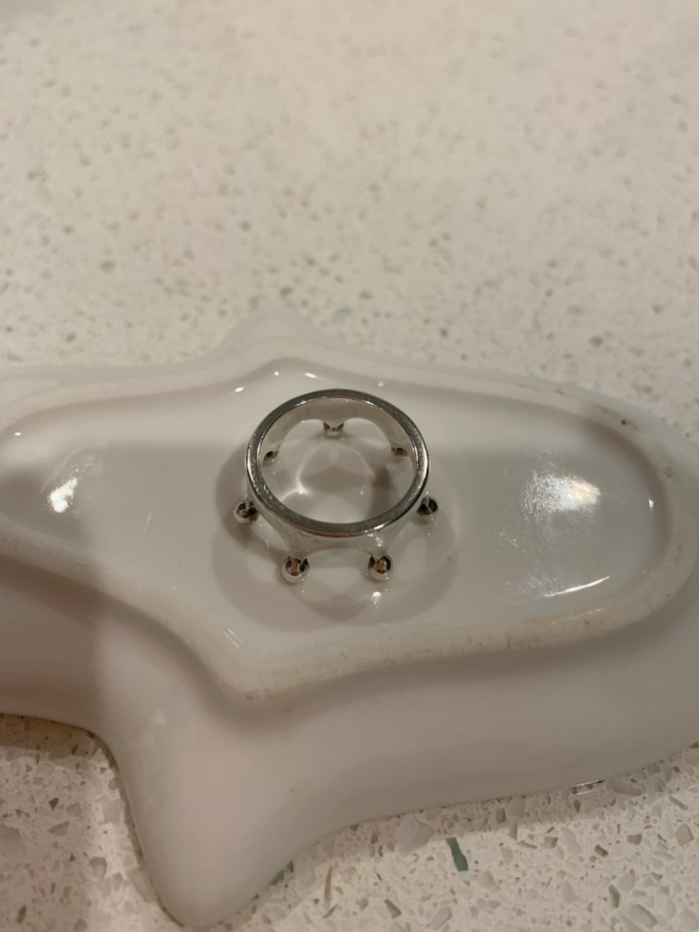 James Avery Silver Princess Crown Ring with Polished Finish - Picture 3 of 3